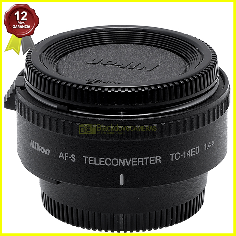 Nikon TC-14 E II AF-S Tele Converter 1,4x. Moltiplicatore per tele obiettivi.