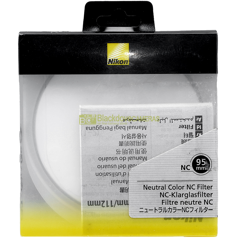 95mm. Filtro protezione Neutral Color NC Nikon a vite M95. Protector filter.