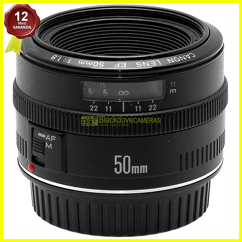 Canon EF 50mm f1.8. Full Frame Autofocus Lens for EOS AF Metal Cameras