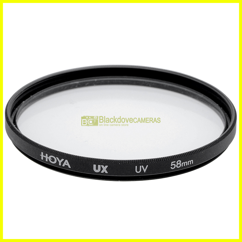 58mm Filtro UV Ultra violetto HOYA a vite M58 Ultraviolet lens filter.