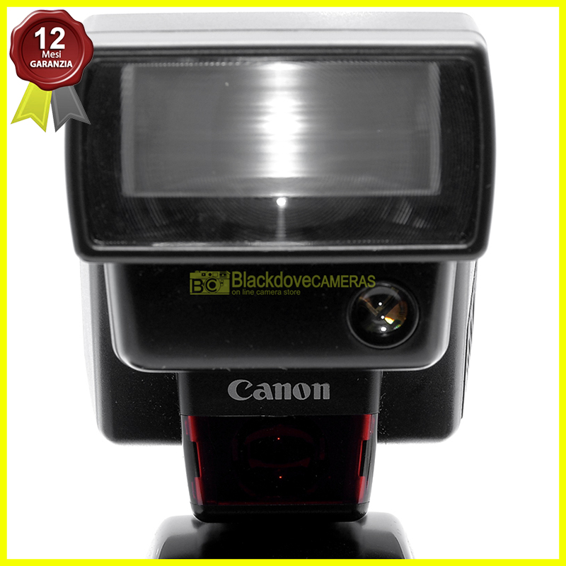 Flash Canon Speedlite 300EZ TTL per fotocamere a pellicola. Manuale su digitali