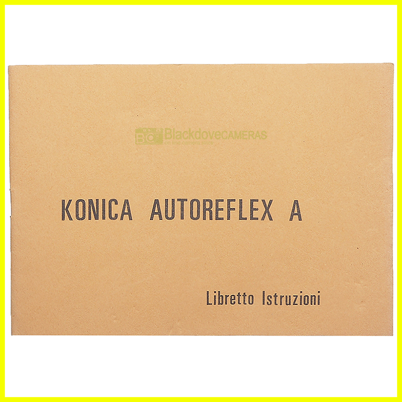 “Manuale fotocamera Konica”