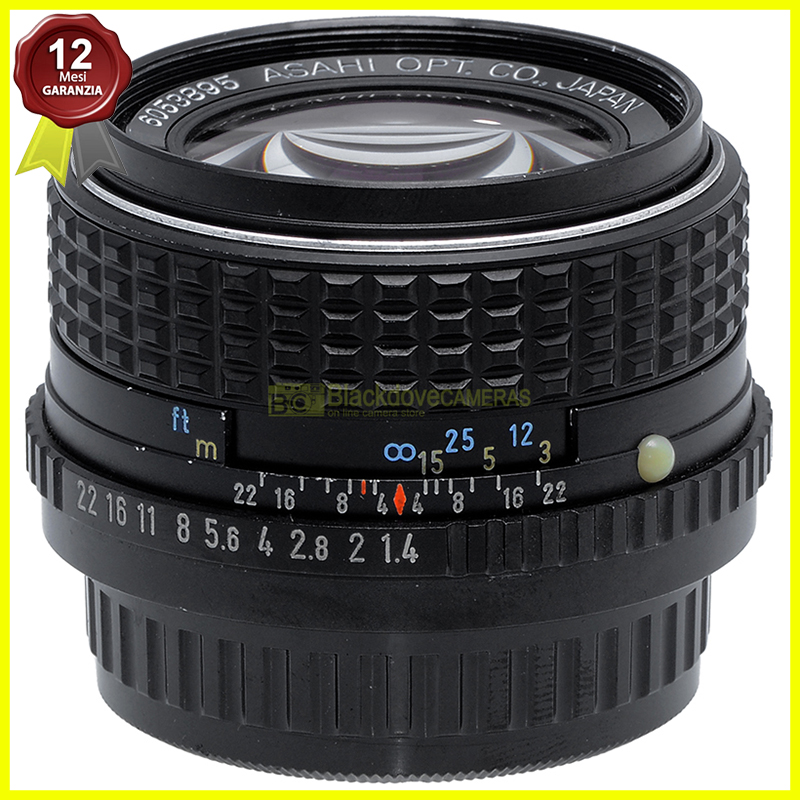 Pentax M 50mm f1,4 SMC obiettivo per fotocamere digitali e analogiche Manuali