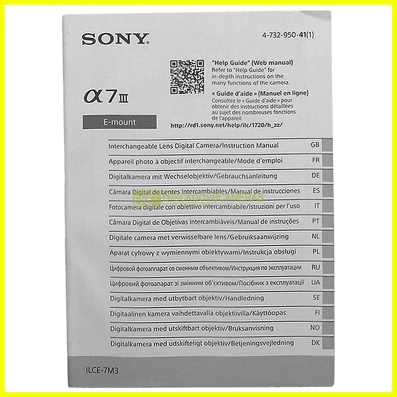 “Manuale fotocamera Sony”