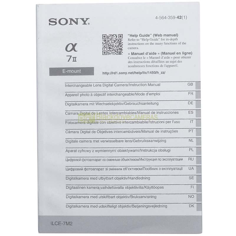 “Manuale fotocamera Sony”