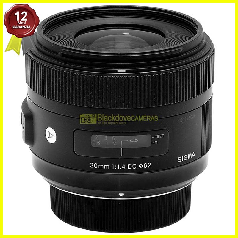 Sigma AF-S 30mm. f1,4 DC Art obiettivo luminoso per fotocamere digitali Nikon DX