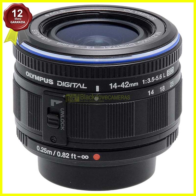 Olympus Zuiko 14/42mm f3,5-5,6 L ED Black Obiettivo per fotocamere micro 4/3 MFT