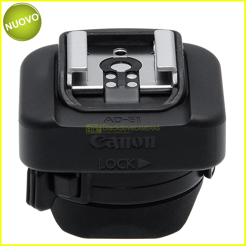 “Canon AD-E1 Multi function camera shoe adapter. Slitta flash TTL. Zoccolo.”