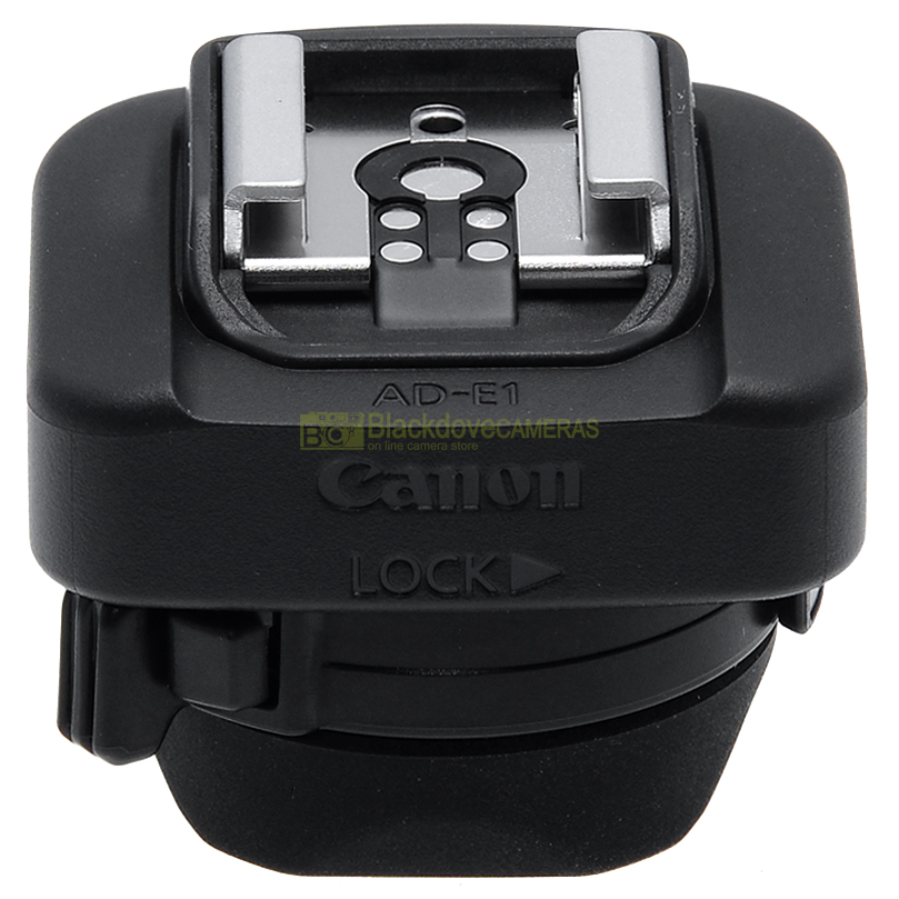 “Canon AD-E1 Multi function camera shoe adapter. Slitta flash TTL. Zoccolo.”