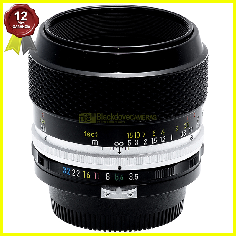 Nikon Micro Nikkor 55mm f3,5 obiettivo per fotocamere innesto F a forcella