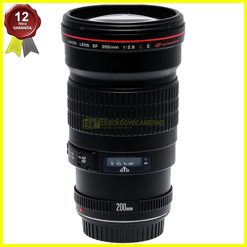 Canon EF 200mm. f2,8 L II USM Tele Obiettivo AF Full Frame per fotocamere EOS AF