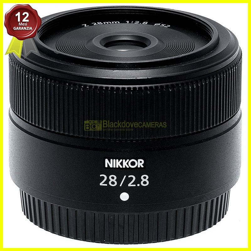 “Nikon Z Nikkor 28mm f2,8 obiettivo FX per fotocamere digitali mirrorless.”