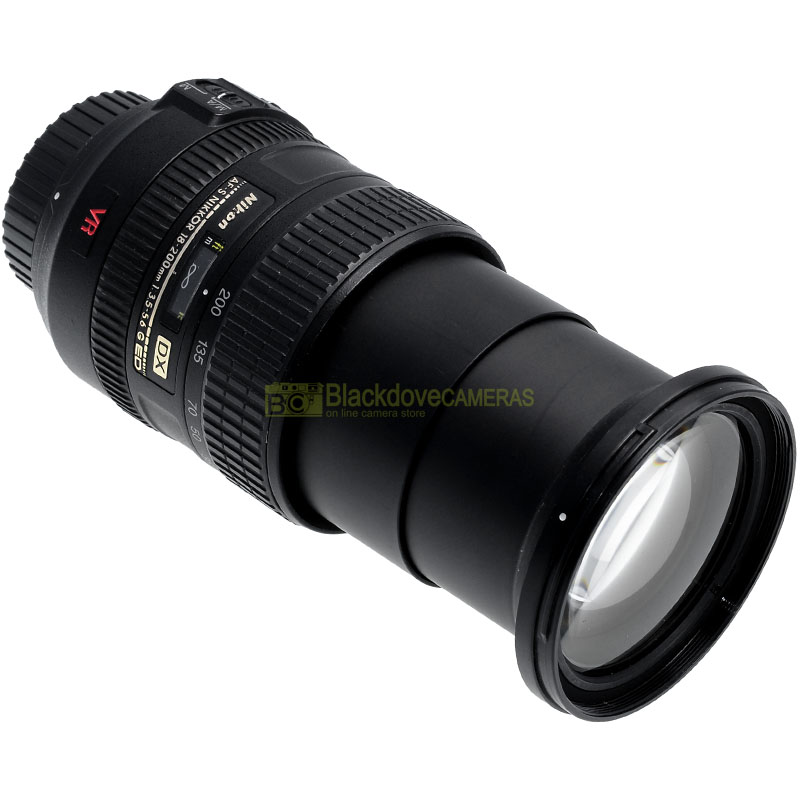 Nikon AF-S Nikkor 18/200mm f3,5-5,6 G ED VR obiettivo zoom per reflex digitali.