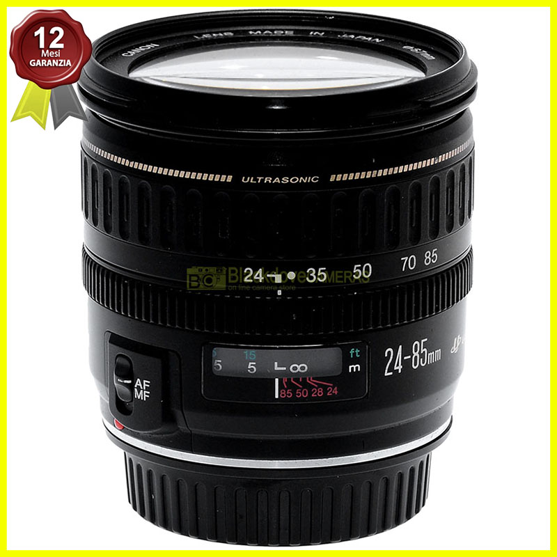 Canon EF 24/85mm f3,5-4,5 USM Black. Obiettivo Full Frame per fotocamere EOS.