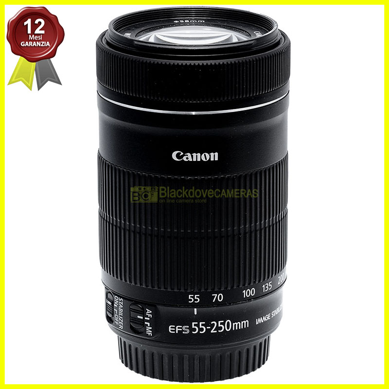 Canon EF-S 55/250mm f4-5,6 IS STM. Obiettivo Stabilizzato AF per reflex digitali