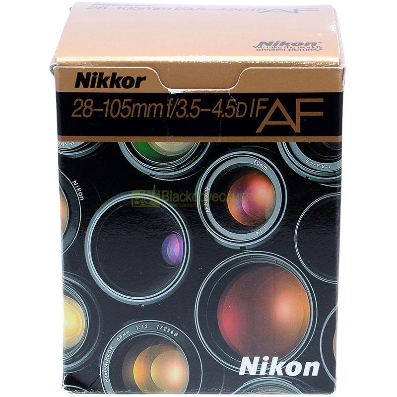 Obiettivo Nikon AF-D Nikkor 28/105mm f3,5-4,5 macro usato per fotocamere reflex