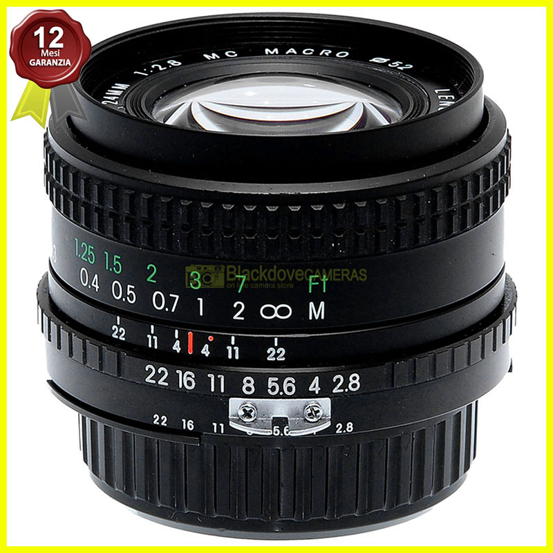 Kiron 24mm. f2,8 MC Macro Obiettivo grandangolare per fotocamere Nikon AI