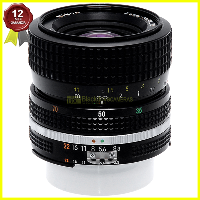 Nikon AI Zoom Nikkor 35/70mm f3,5-4,5 Obiettivo per fotocamere reflex analogiche