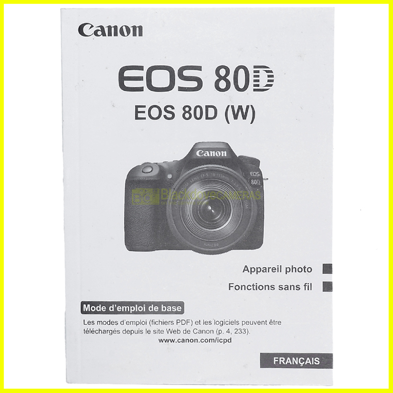 “Canon mode d'emploi”