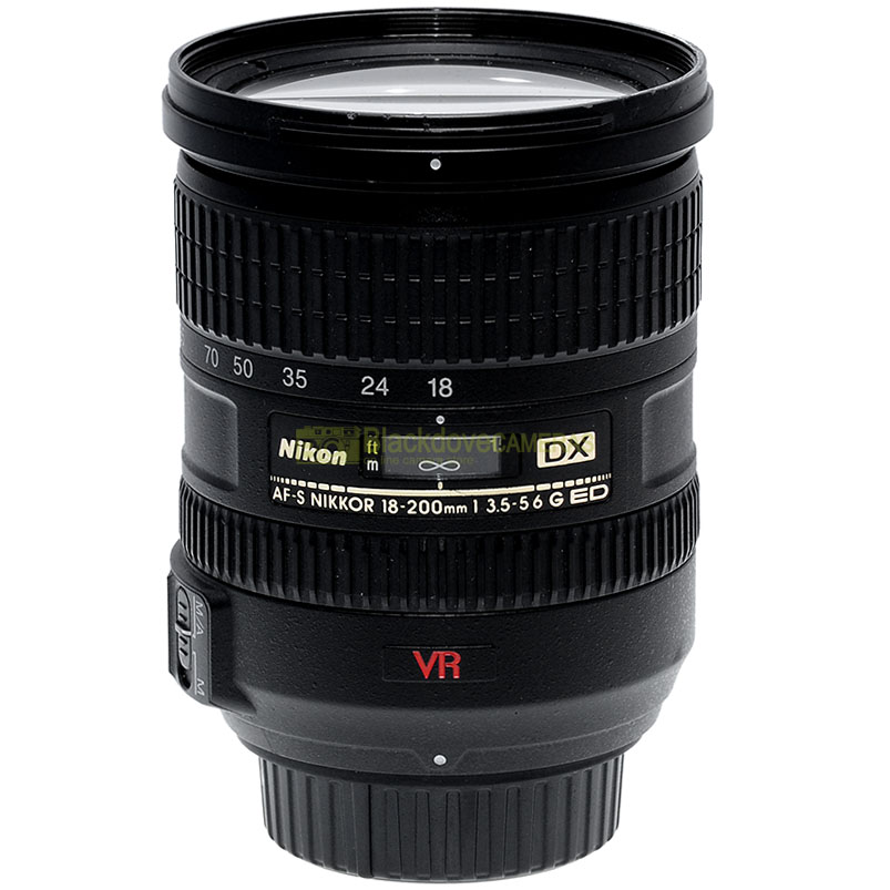 Nikon AF-S Nikkor 18/200mm f3,5-5,6 G ED VR obiettivo zoom per reflex digitali.