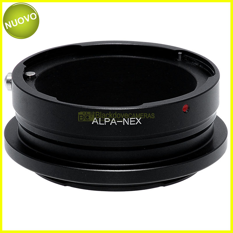 Adapter per obiettivi Apla su fotocamera Sony E-Mount e Nex. Anello adattatore.