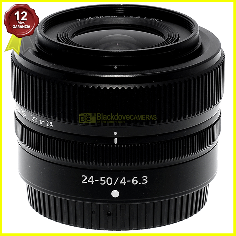 “Nikon Z Nikkor 24/50mm f4-6,3 obiettivo FX per fotocamere mirrorless.”