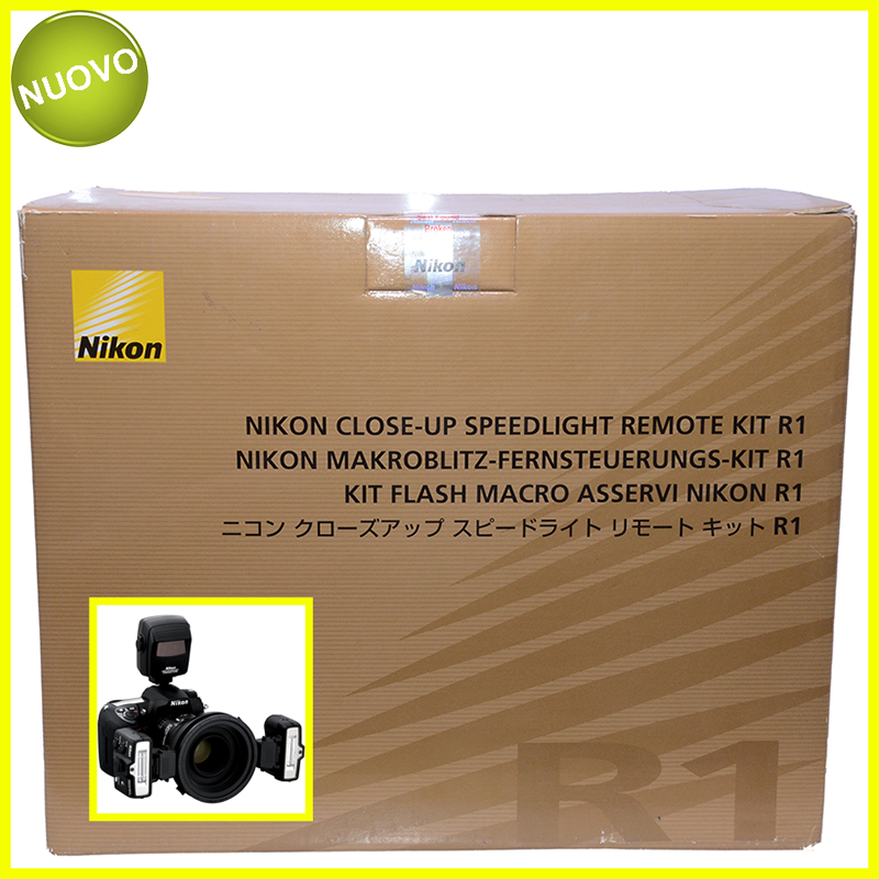 Nikon Close-up Speedlight Remote Kit R1. Flash Macro con accessori. Nuovo!