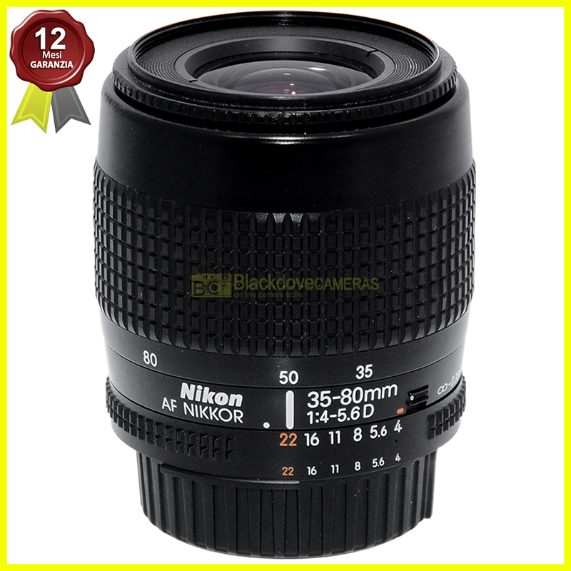 Nikon AF-D Nikkor 28/80mm f4-5,6 Black. Obiettivo full frame FX per fotocamere