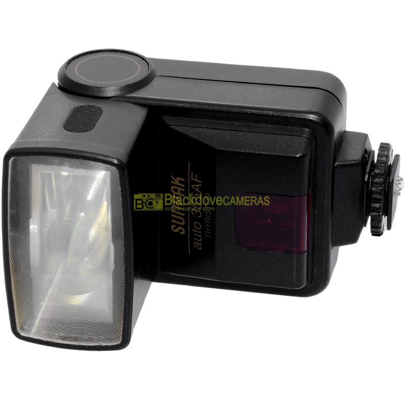 Lampeggiatore flash Sunpak Auto 355 AF Per Minolta AF 1° serie e manual focus