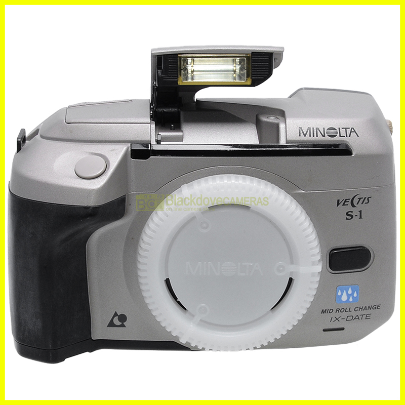 Minolta Vectis S-1 IX Date. Fotocamera reflex a pellicola formato APS