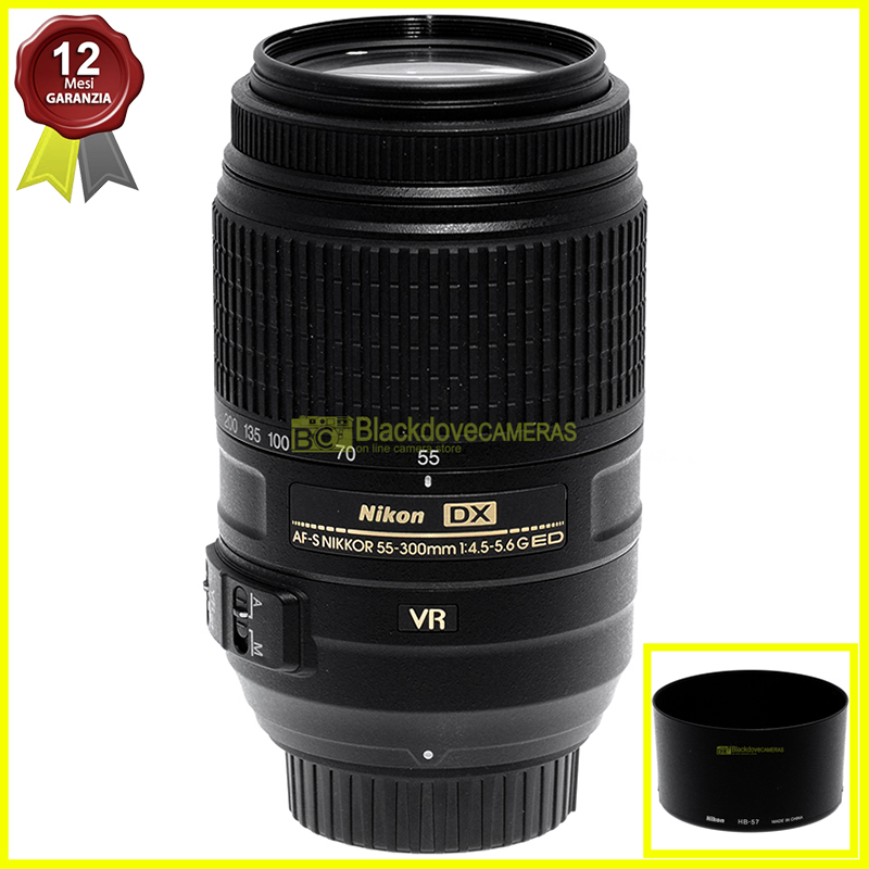 Nikon AF-S Nikkor 55/300mm f4,5-5,6 G DX VR obiettivo per fotocamere digitali 