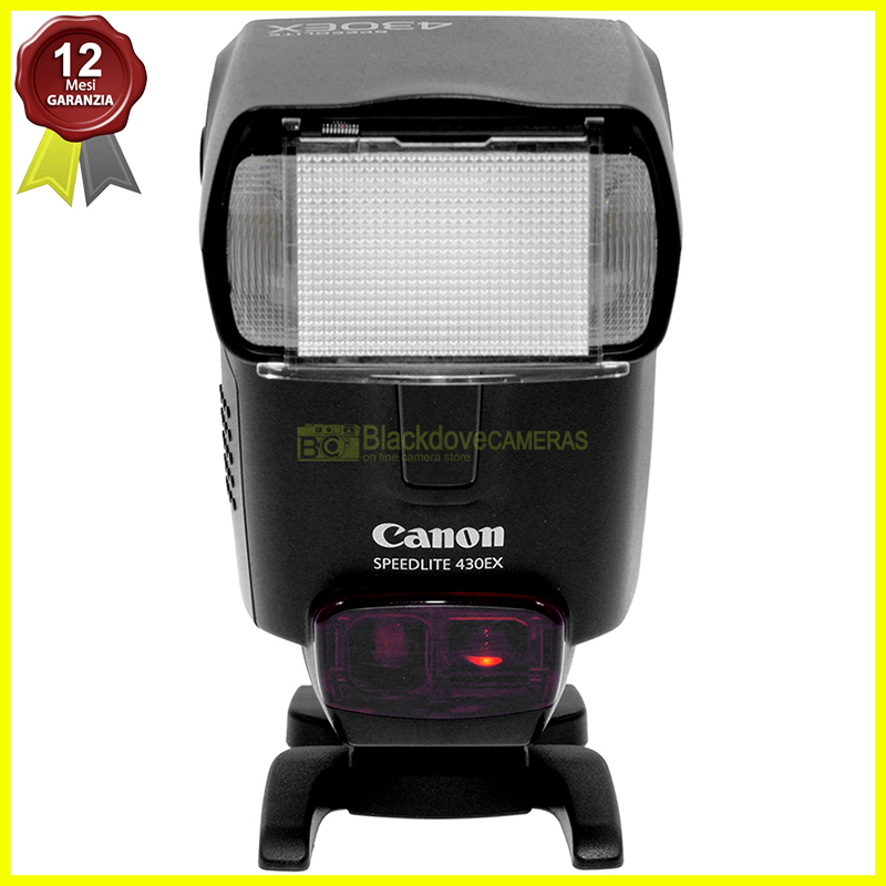 Flash Canon Speedlite 430 EX e-TTL per fotocamere digitali e a pellicola. 430EX