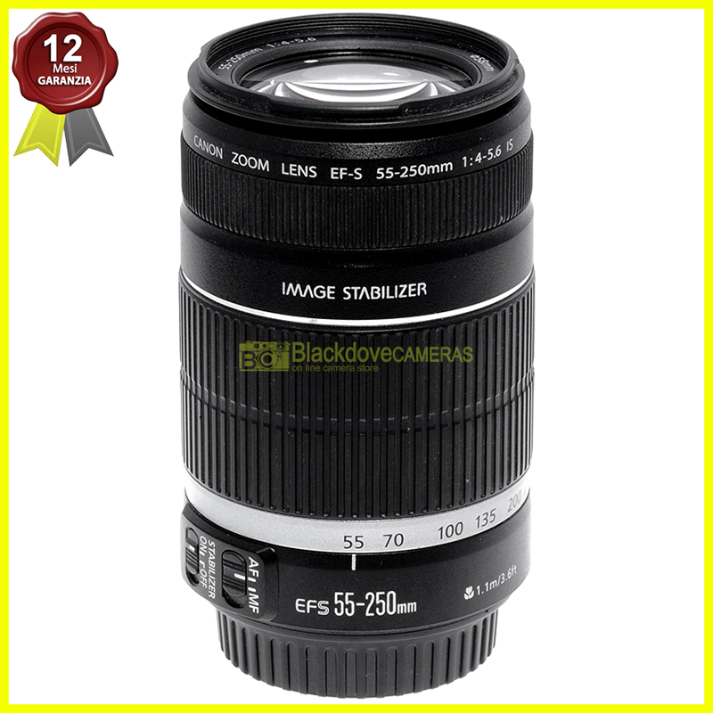 Canon EF-S 55/250mm f4-5,6 IS II Obiettivo AF per fotocamere reflex digitali APS