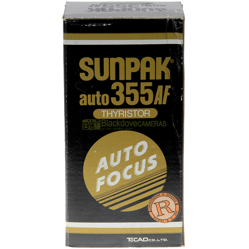 Lampeggiatore flash Sunpak Auto 355 AF Per Minolta Dynax e Maxxum