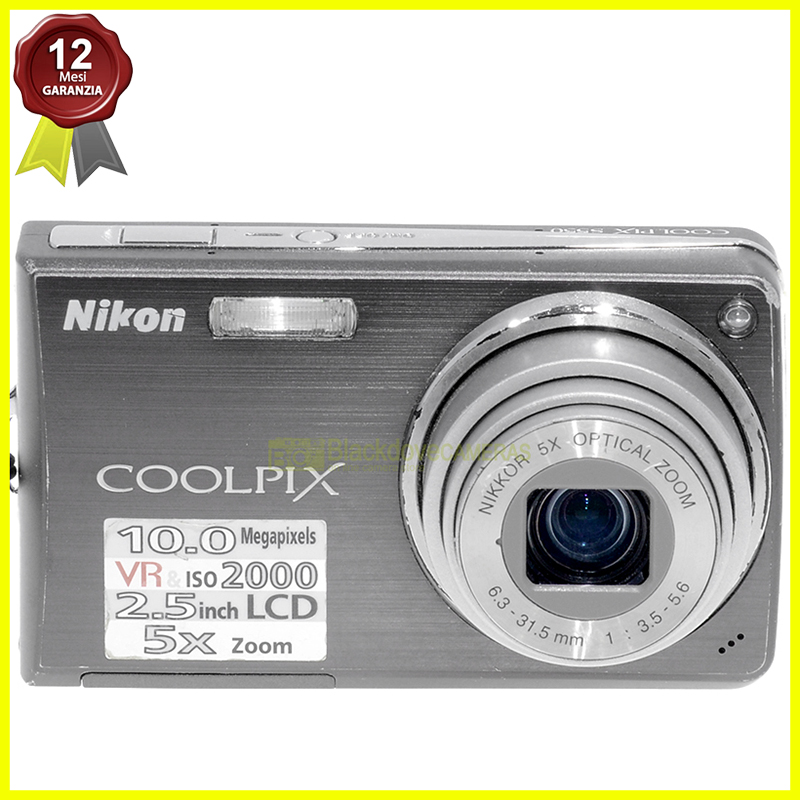 Fotocamera Nikon Coolpix S550 fotocamera digitale bridge con obiettivo zoom 5x