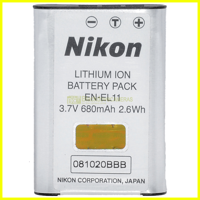 Nikon EN-EL11 Batteria originale per fotocamere Coolpix S550 S560 S600