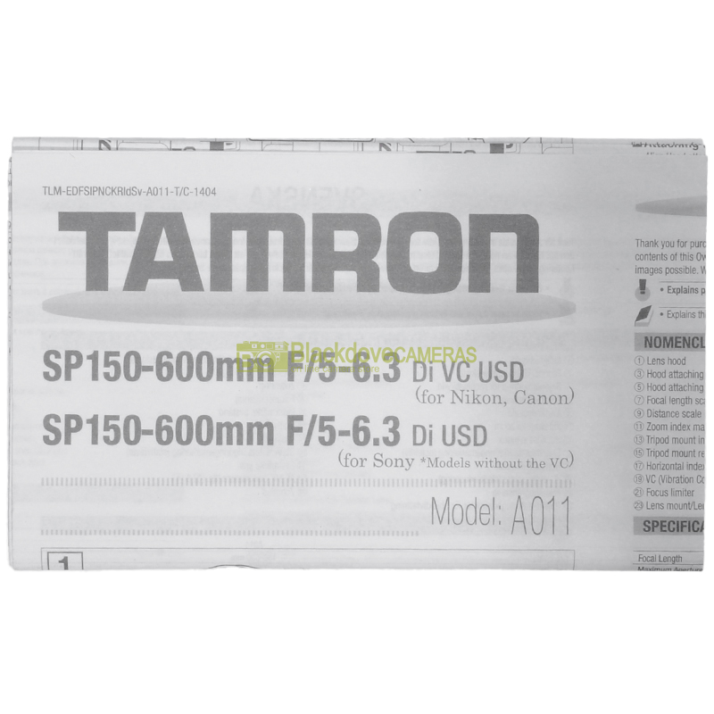 Tamron Manual