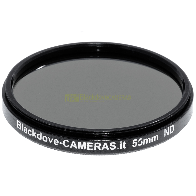 55mm. filtro Neutral density ND4 (+2 stops) Blackdove-cameras per obiettivi M55