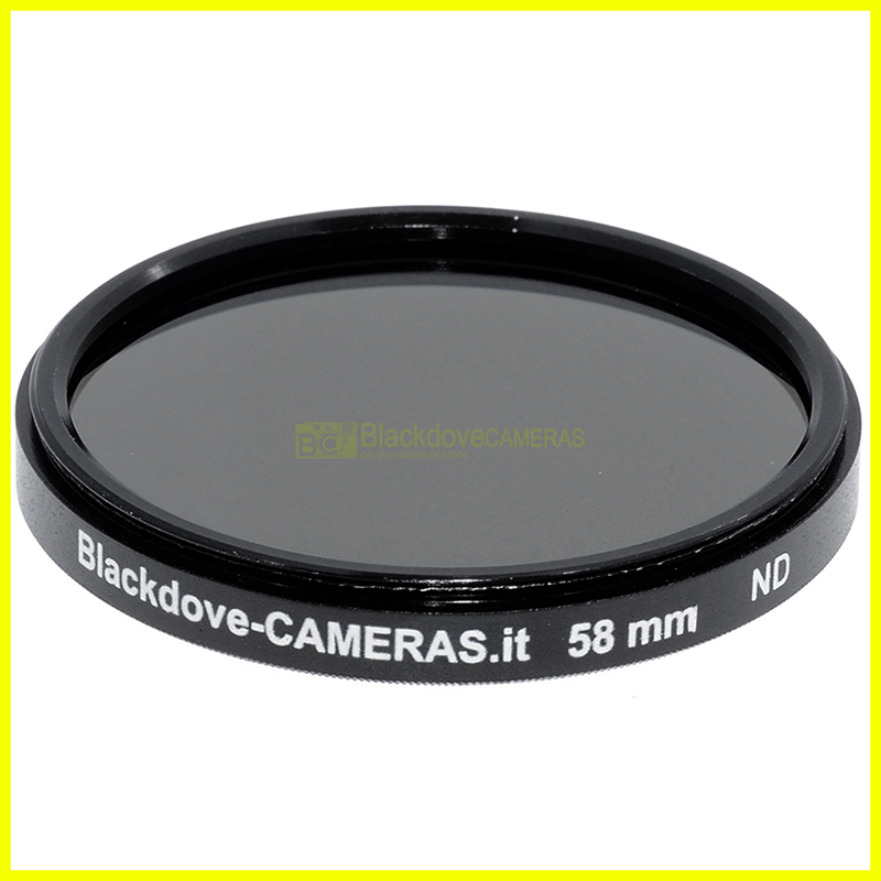 55mm. filtro Neutral density ND4 (+2 stops) Blackdove-cameras per obiettivi M55