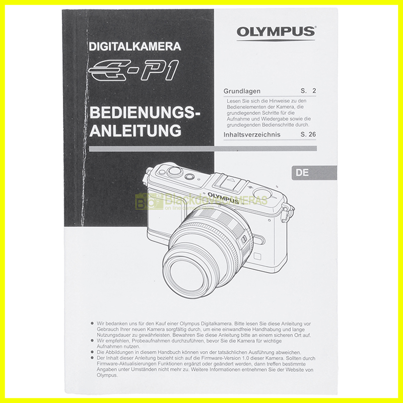 “Olympus Bedienungs-anleitung”