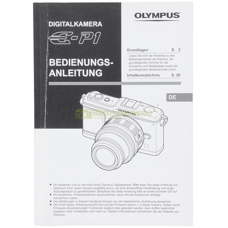 “Olympus Bedienungs-anleitung”