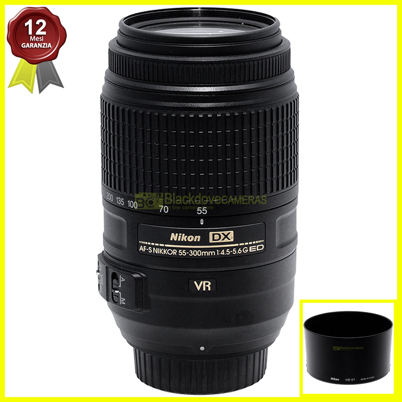 Nikon AF-S Nikkor 55/300mm f4,5-5,6 G DX VR obiettivo per fotocamere digitali 