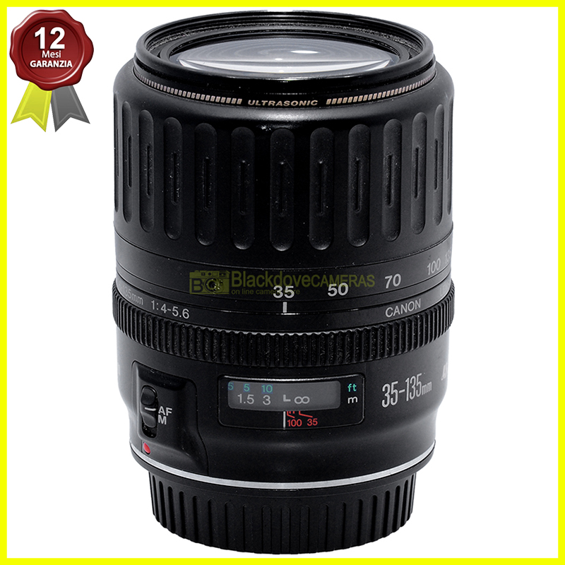 Canon EF 35/135mm f4-5,6 USM Black. Obiettivo Full Frame per reflex EOS AF.