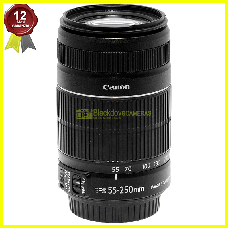 Canon EF-S 55/250mm f4-5,6 IS II Obiettivo AF per fotocamere reflex digitali APS