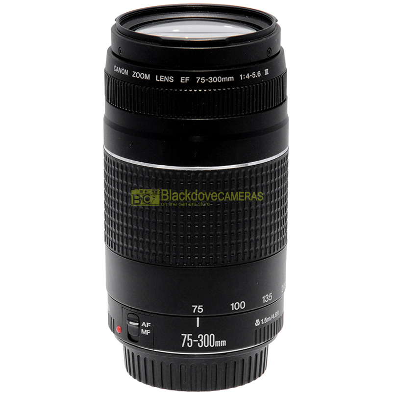 Canon EF 75/300mm f4-5,6 III. Obiettivo Full Frame per fotocamere EOS.