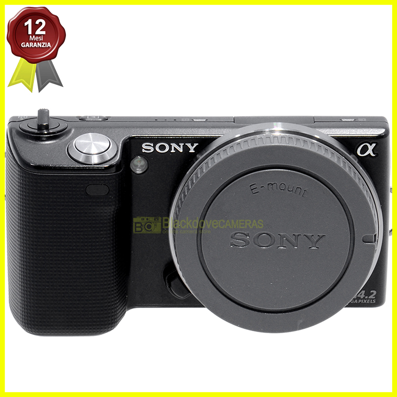 Sony Nex 5 body black fotocamera digitale mirrorless 14,2Mp innesto Sony E-Mount