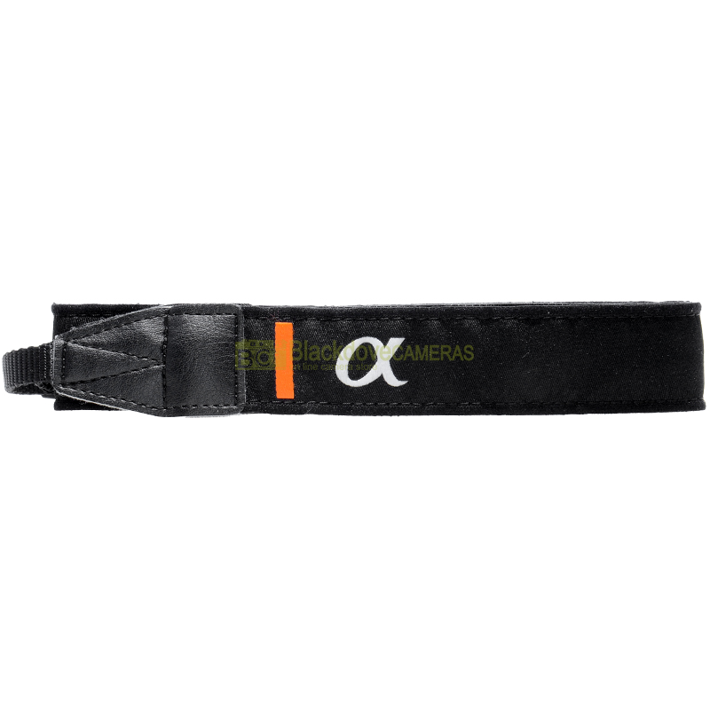 Tracolla originale per fotocamere mirrorless Sony Alpha. Genuine camera strap.