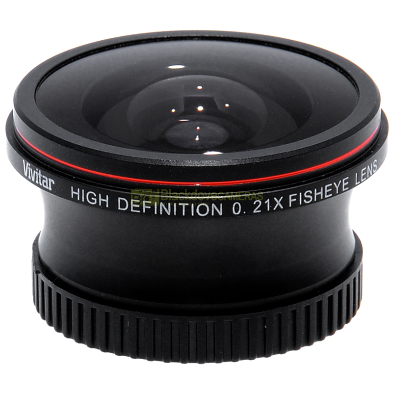 Aggiuntivo fisheye 0.21x Vivitar HD wide conversion lens vite 37mm