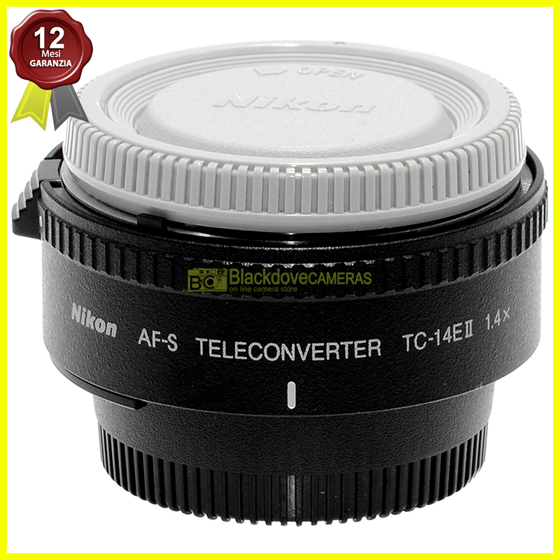 Nikon TC-14 E II AF-S Tele Converter 1,4x. Moltiplicatore per tele obiettivi.