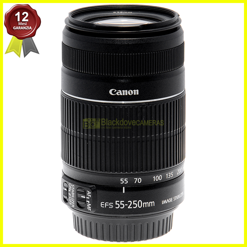 Canon EF-S 55/250mm f4-5,6 IS II Obiettivo AF per fotocamere reflex digitali APS